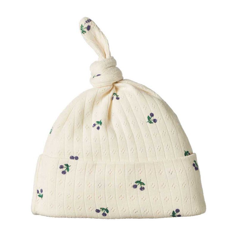 Nature Baby Knotted Beanie Pointelle image number 0